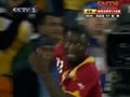 视频：加纳边路精准传中 蒙塔里头球攻门偏出