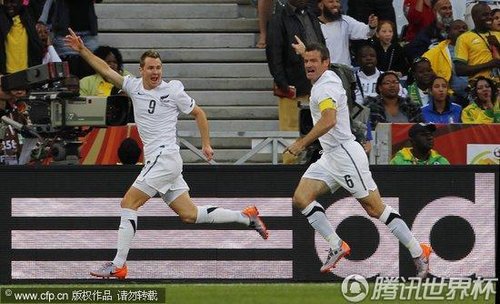 图文:意大利1-1新西兰 新西兰进球回放(5)_世界