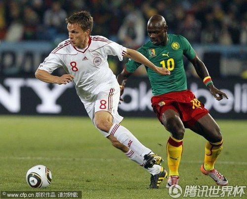 2010世界杯小组赛E组次轮:喀麦隆Vs丹麦