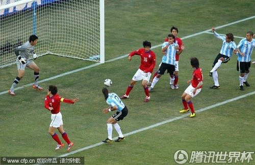 2010世界杯小组赛B组次轮：阿根廷Vs韩国