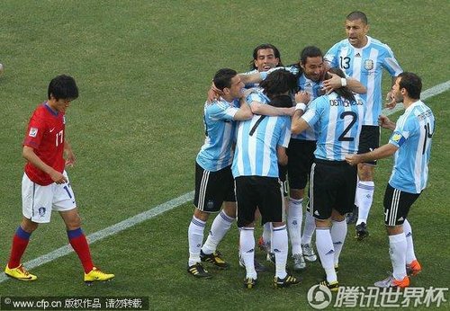 2010世界杯小组赛B组次轮：阿根廷Vs韩国