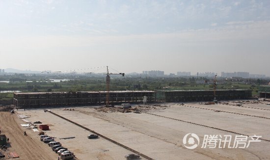 东部飞阳物流园进度播报:仓库主体结构完成验