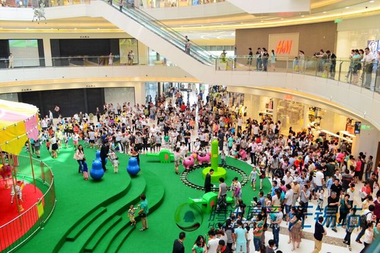 太湖新城首席城市综合体海岸城购物中心开业_