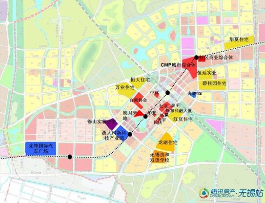 锡东新城房企规划