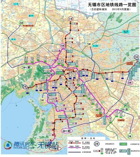 无锡地铁站点示意图;; 无锡地铁一号线地图; 金科中心, 地铁和你有