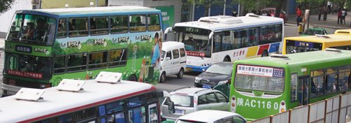 西安堵车