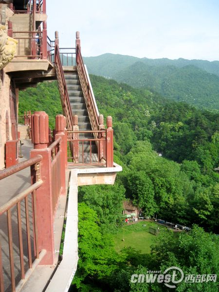 陕西周边暑期避暑游 体验天水麦积山石窟林海