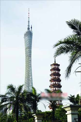 广州610米高新电视塔成为当地新地标(组图)_国