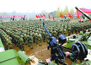 中国四大军区今日起举行首次大规模跨区演习