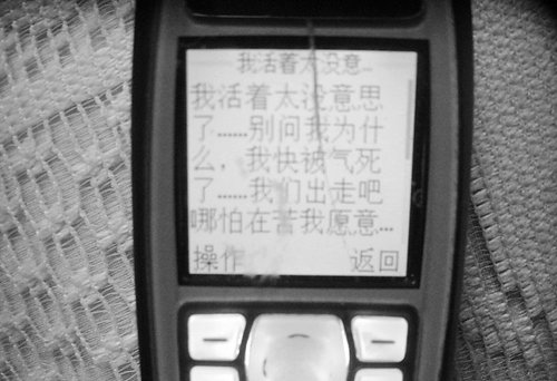 宁陕水利局长与情人短信曝光 称“中了圈套”