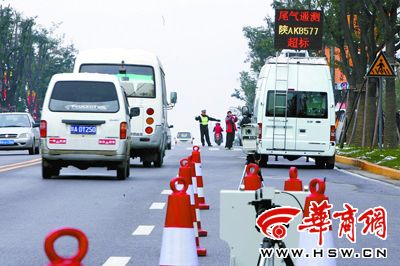 西安使用遥感监测车 百米外可监测车辆尾气