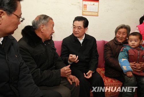 胡锦涛陕西考察