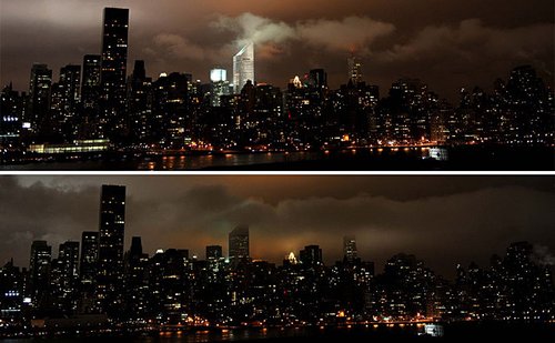 图文:世界各地熄灯一小时