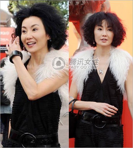 一线女明星爆炸头齐上阵