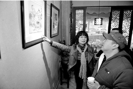 陈飞、王琥均中国画展在无盖堂文化沙龙开展