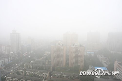 省气象台发布大雾黄色预警 陕北关中今大雾