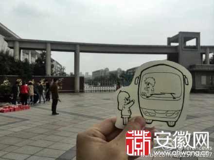 大四小伙手绘爱情纪念册给女友当毕业礼物