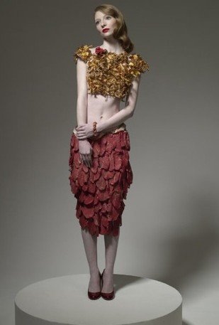 竟用食物做衣服