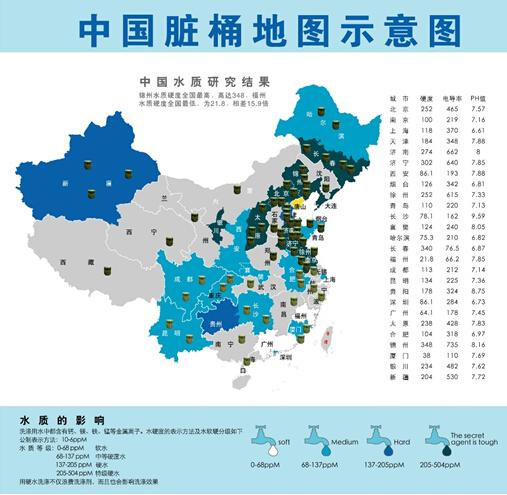 海尔免清洗绘制"中国水质地图"还原用户洗涤习惯图片