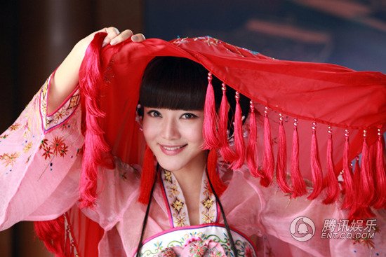 电视剧西厢记西安开机邓家佳红娘造型曝光