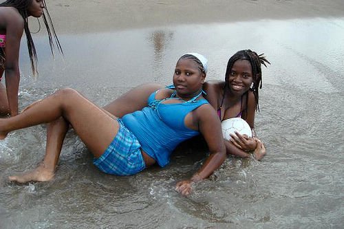 <em>非洲</em>街头的时尚<em>女孩</em>