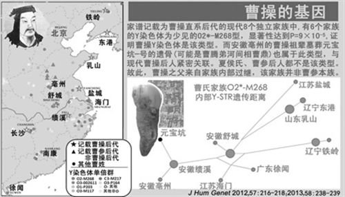 曹操家族dna完全确定一颗牙齿确定曹操身世