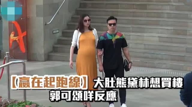 熊黛林挺大孕肚出街 富豪老公全程搀扶超体贴