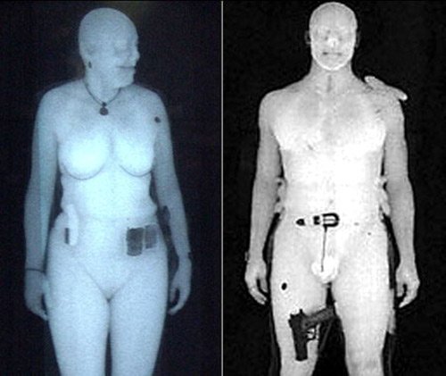 国机场引入裸体扫描仪涉嫌侵犯人权遭批(图)_