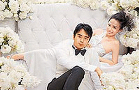  林志玲哥哥 今娶妻+新娘怀孕四月大肚拍婚纱照