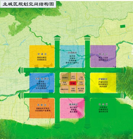 大西安规划亮相含西安及渭南咸阳部分区县
