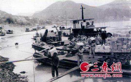旬阳发现一批汉江航运老照片 2000年前就有渡口