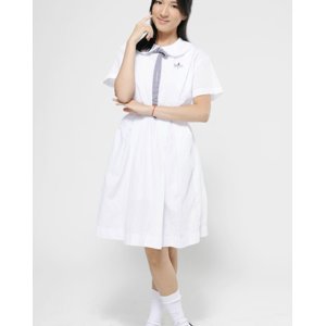 女生穿夏季校服露内衣_初中女生夏季校服内衣(2)