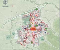 主城区商业设施规划图