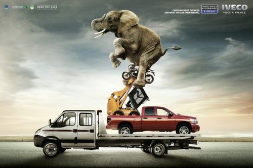 妙趣横生的汽车广告集锦 牛人非凡创意