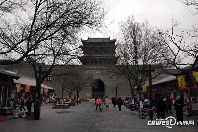 榆林南门城墙修缮后“首秀”以后将定期开放