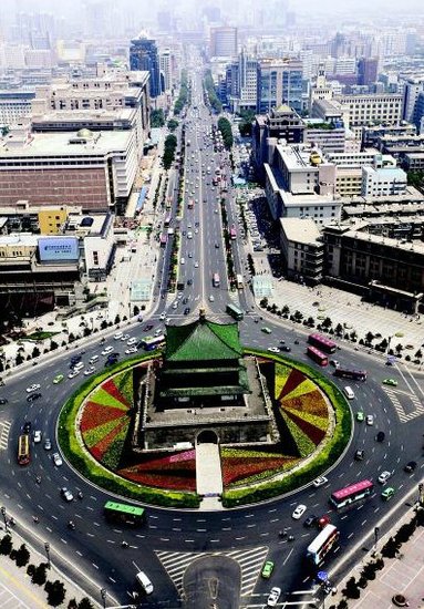 西安南北中轴线9月贯通 可北达渭河南抵秦岭_大秦网_腾讯网