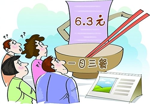 6块3毛钱能在西安过一天吗?