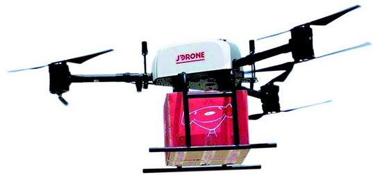 无人机“载来”的京东