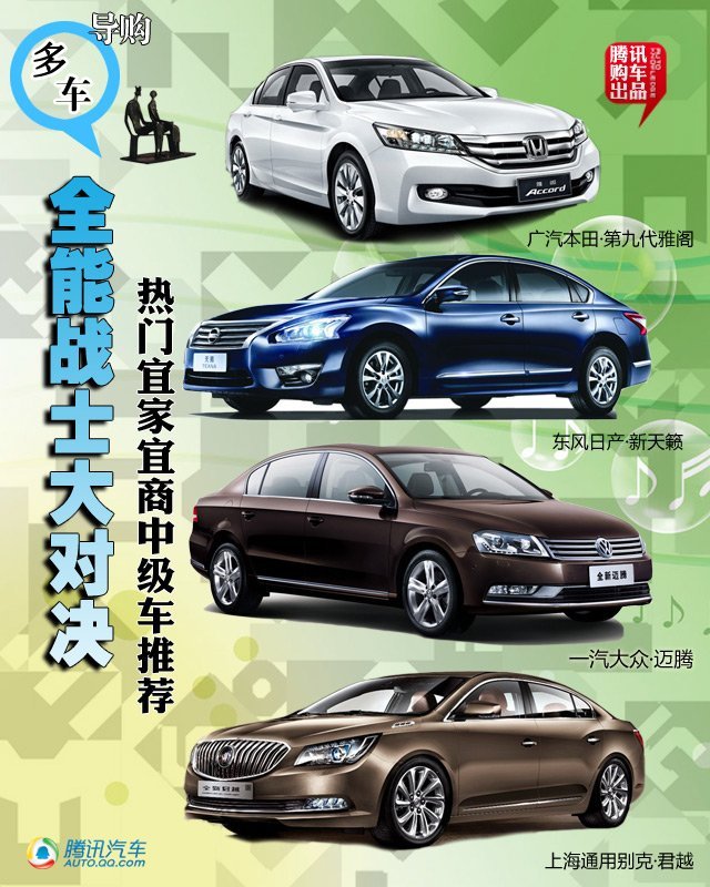 热门宜家宜商中级车推荐 全能战士大对决