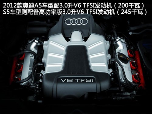 2012款奥迪A5/S5发布 小改款外加动力升级