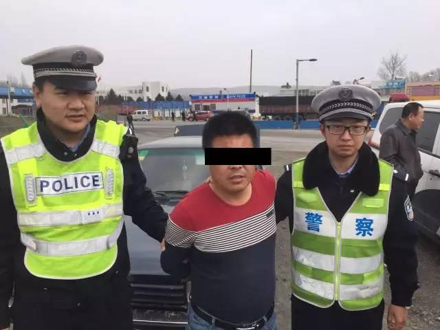 榆林男子因毒驾欲躲避检查 执法交警当场查获