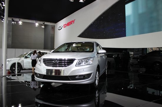 实尚派活力家轿 奇瑞E3西安曲江国际车展正式