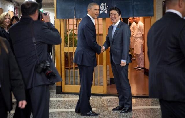 舌尖外交 奥巴马访日拜见寿司之神_大秦网_腾讯网