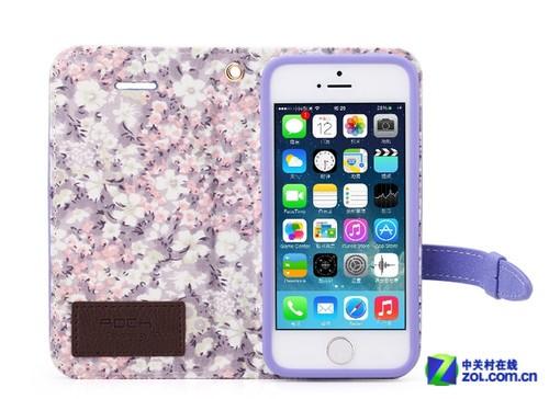 哄女孩利器 ROCK iPhone5s粉色皮套68元