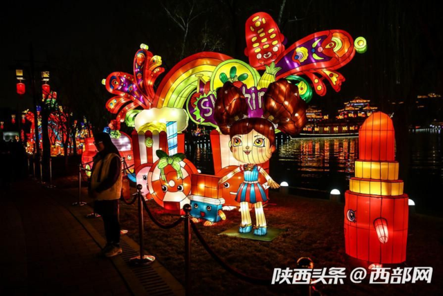 西安的大唐芙蓉园新春灯会 惊艳了整个长安