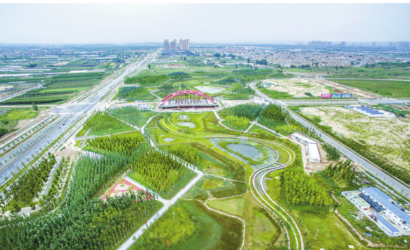 沣西新城海绵城市建设实景