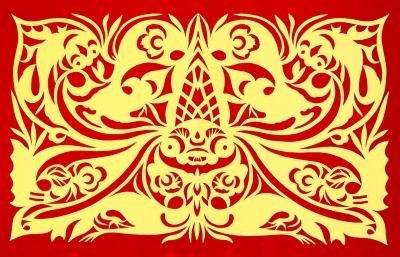 鱼鱼蟮蟮(剪纸)刘洁琼