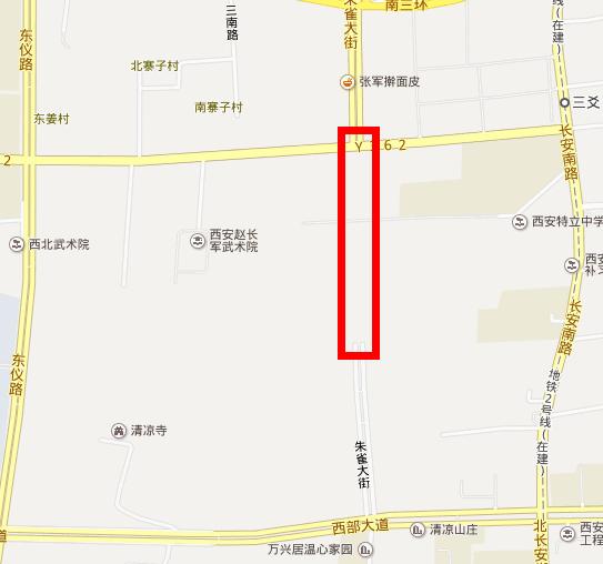 朱雀大街南延段断头三年不通 被院校拦腰阻断
