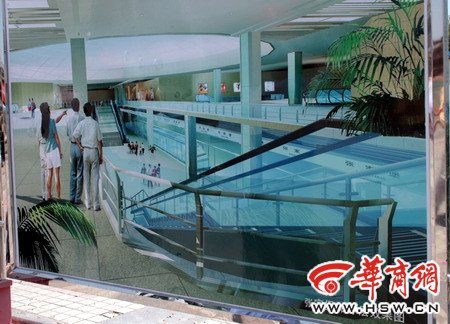 2008年6月,地铁二号线试验段张家堡车站主体封顶