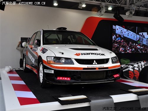 北京车展探馆 evo9三菱crc赛车亮相_大秦网_腾讯网